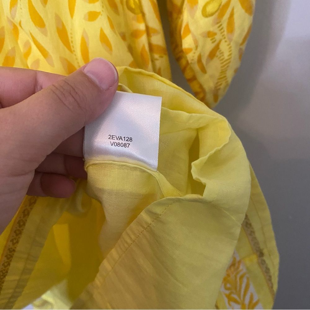 Vanessa Bruno Yellow Printed Mini Dress - Picture 11 of 11